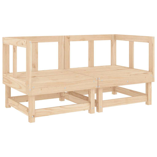 Garden Corner Sofas 2 pcs Solid Wood Pine Garden Corner Sofas 2 pcs Solid Wood Pine
