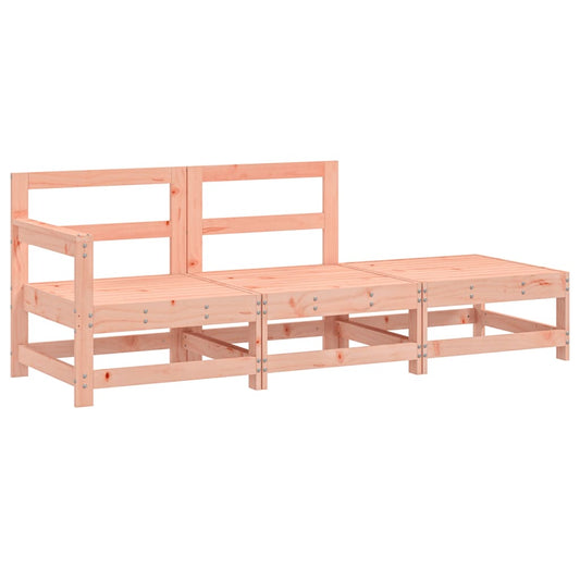 3 Piece Garden Lounge Set Solid Wood Douglas 3 Piece Garden Lounge Set Solid Wood Douglas