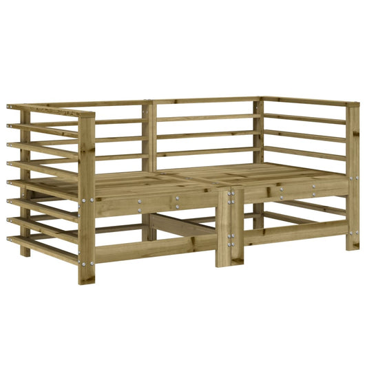 Garden Corner Sofas 2 pcs Impregnated Wood Pine Garden Corner Sofas 2 pcs Impregnated Wood Pine