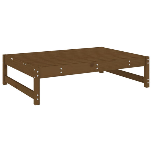 Garden Footstool Honey Brown 120x80 cm Solid Wood Pine Garden Footstool Honey Brown 120x80 cm Solid Wood Pine