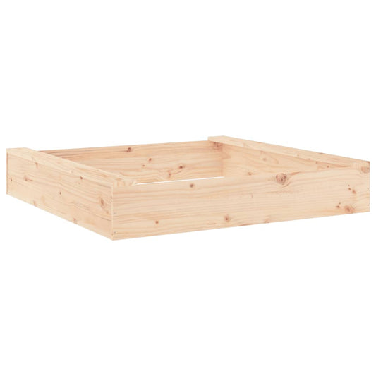 Sandbox with Seats Square Solid Wood Pine Sandbox with Seats Square Solid Wood Pine