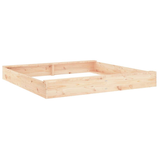 Sandbox with Seats Square Solid Wood Pine Sandbox with Seats Square Solid Wood Pine