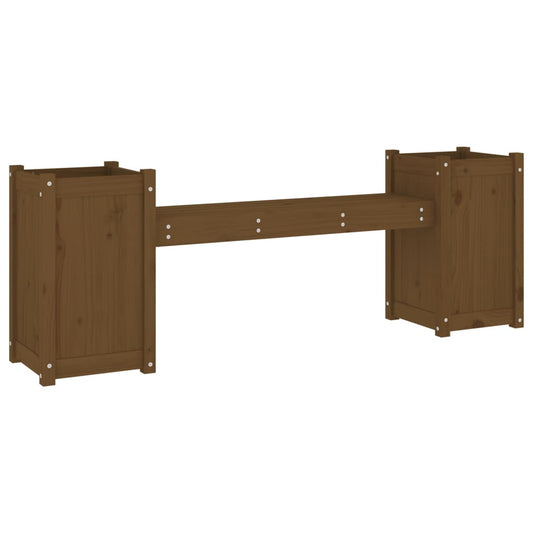 Planter Bench Honey Brown 180x36x63 cm Solid Wood Pine Planter Bench Honey Brown 180x36x63 cm Solid Wood Pine
