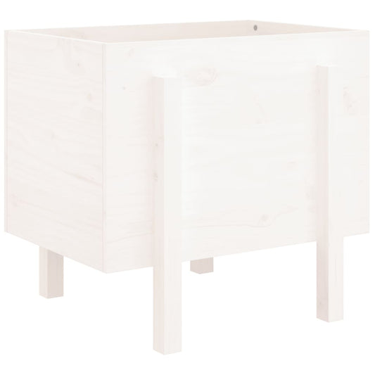 Garden Planter White 62x50x57 cm Solid Wood Pine Garden Planter White 62x50x57 cm Solid Wood Pine