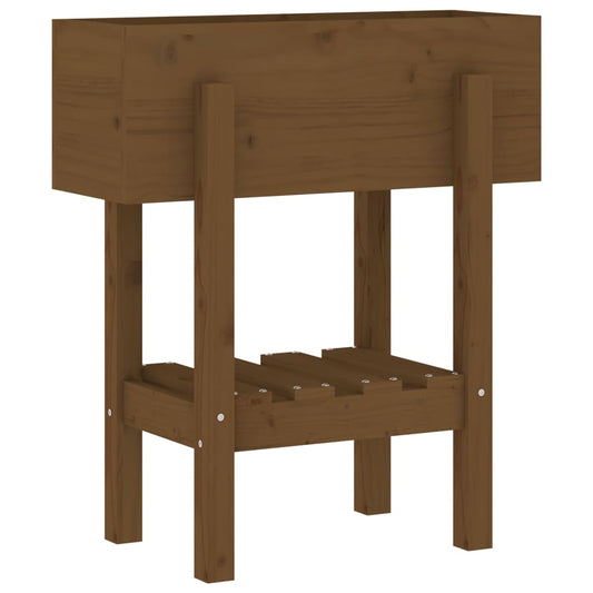 Garden Planter Honey Brown 62x30x69 cm Solid Wood Pine Garden Planter Honey Brown 62x30x69 cm Solid Wood Pine