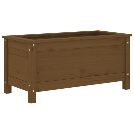 Garden Planter Honey Brown 82.5x40x39 cm Solid Wood Pine Garden Planter Honey Brown 82.5x40x39 cm Solid Wood Pine