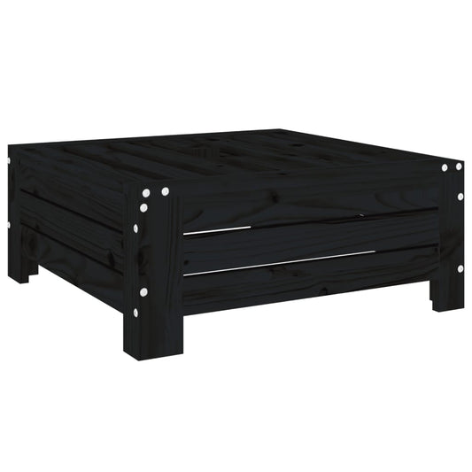 Parasol Base Cover Black Solid Wood Pine Parasol Base Cover Black Solid Wood Pine