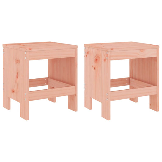 Garden Stools 2 pcs 40x36x45 cm Solid Wood Douglas Garden Stools 2 pcs 40x36x45 cm Solid Wood Douglas