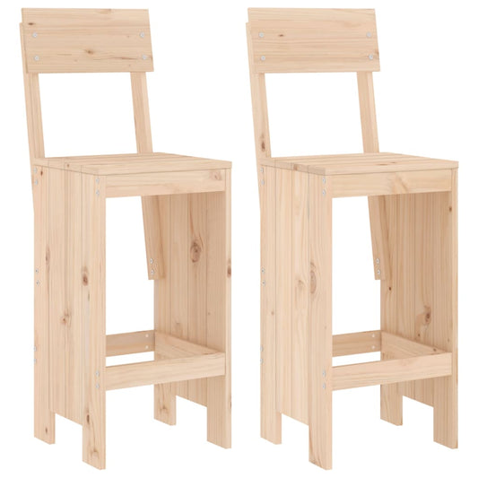 Bar Stools 2 pcs 40x48,5x115,5 cm Solid Wood Pine Bar Stools 2 pcs 40x48,5x115,5 cm Solid Wood Pine