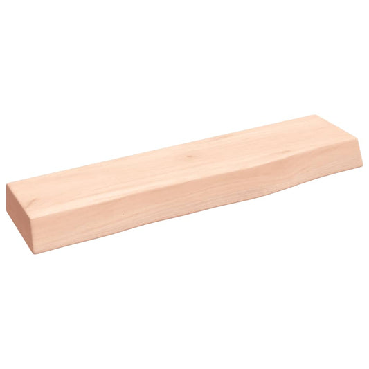 Wall Shelf 40x10x4 cm Untreated Solid Wood Oak Wall Shelf 40x10x4 cm Untreated Solid Wood Oak