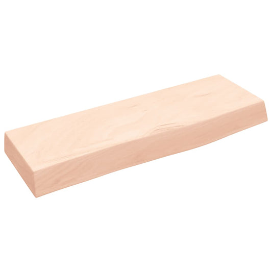 Wall Shelf 60x20x6 cm Untreated Solid Wood Oak Wall Shelf 60x20x6 cm Untreated Solid Wood Oak