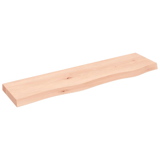 Wall Shelf 80x20x4 cm Untreated Solid Wood Oak Wall Shelf 80x20x4 cm Untreated Solid Wood Oak