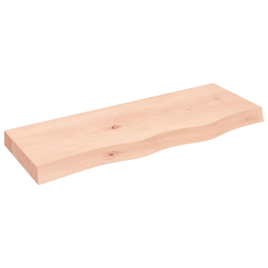 Wall Shelf 80x30x(2-6) cm Untreated Solid Wood Oak Wall Shelf 80x30x(2-6) cm Untreated Solid Wood Oak
