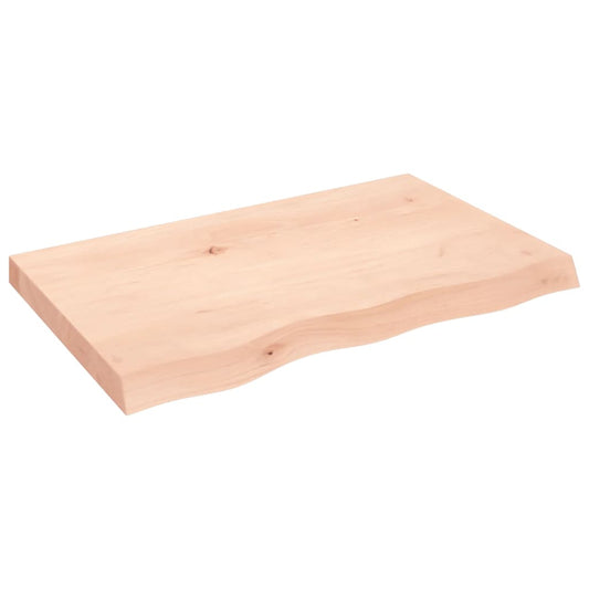 Wall Shelf 80x50x(2-6) cm Untreated Solid Wood Oak Wall Shelf 80x50x(2-6) cm Untreated Solid Wood Oak