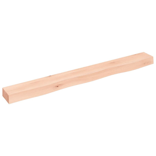 Wall Shelf 100x10x6 cm Untreated Solid Wood Oak Wall Shelf 100x10x6 cm Untreated Solid Wood Oak