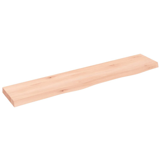 Wall Shelf 100x20x4 cm Untreated Solid Wood Oak Wall Shelf 100x20x4 cm Untreated Solid Wood Oak