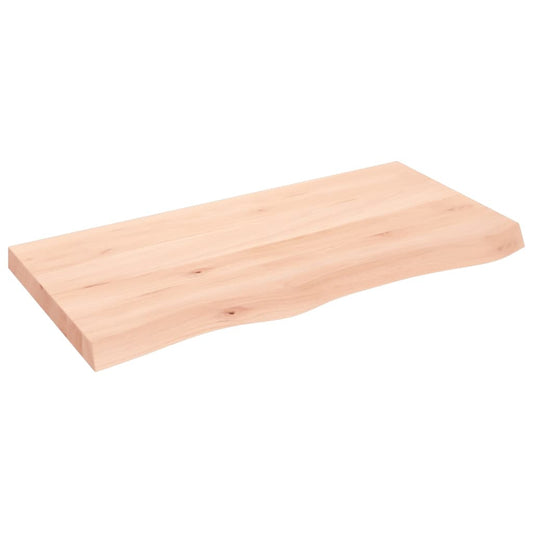 Wall Shelf 100x50x(2-6) cm Untreated Solid Wood Oak Wall Shelf 100x50x(2-6) cm Untreated Solid Wood Oak