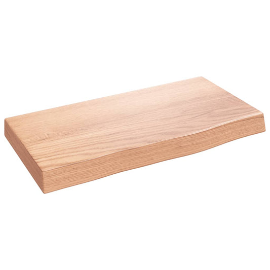 Wall Shelf Light Brown 40x20x4 cm Treated Solid Wood Oak Wall Shelf Light Brown 40x20x4 cm Treated Solid Wood Oak