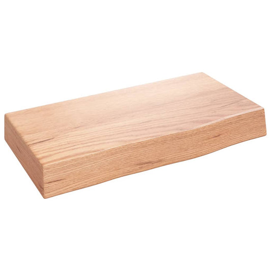 Wall Shelf Light Brown 40x20x6 cm Treated Solid Wood Oak Wall Shelf Light Brown 40x20x6 cm Treated Solid Wood Oak