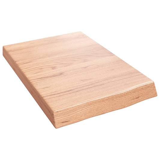 Wall Shelf Light Brown 40x60x(2-6) cm Treated Solid Wood Oak Wall Shelf Light Brown 40x60x(2-6) cm Treated Solid Wood Oak