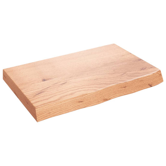 Wall Shelf Light Brown 60x40x(2-6) cm Treated Solid Wood Oak Wall Shelf Light Brown 60x40x(2-6) cm Treated Solid Wood Oak