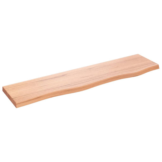 Wall Shelf Light Brown 80x20x2 cm Treated Solid Wood Oak Wall Shelf Light Brown 80x20x2 cm Treated Solid Wood Oak
