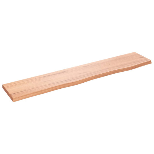 Wall Shelf Light Brown 100x20x2 cm Treated Solid Wood Oak Wall Shelf Light Brown 100x20x2 cm Treated Solid Wood Oak