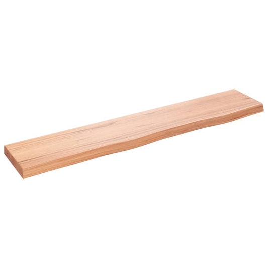 Wall Shelf Light Brown 100x20x4 cm Treated Solid Wood Oak Wall Shelf Light Brown 100x20x4 cm Treated Solid Wood Oak