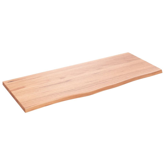 Wall Shelf Light Brown 100x40x2 cm Treated Solid Wood Oak Wall Shelf Light Brown 100x40x2 cm Treated Solid Wood Oak