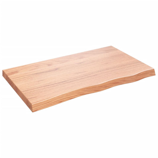 Wall Shelf Light Brown 100x60x(2-6) cm Treated Solid Wood Oak Wall Shelf Light Brown 100x60x(2-6) cm Treated Solid Wood Oak