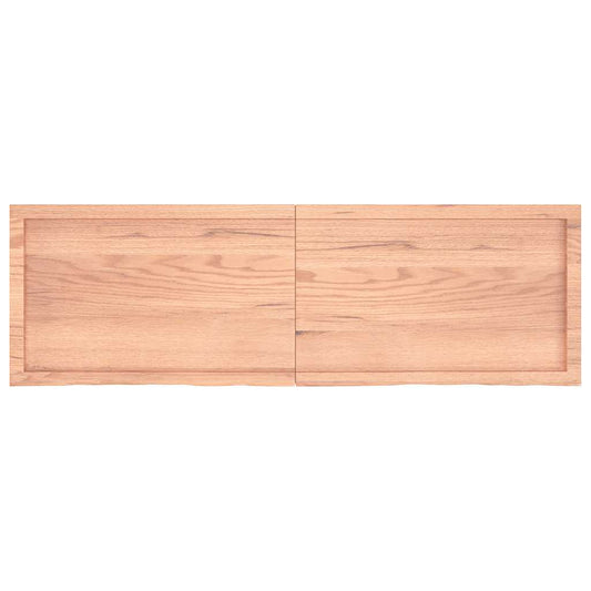 Wall Shelf Light Brown 160x50x(2-6) cm Treated Solid Wood Oak Wall Shelf Light Brown 160x50x(2-6) cm Treated Solid Wood Oak