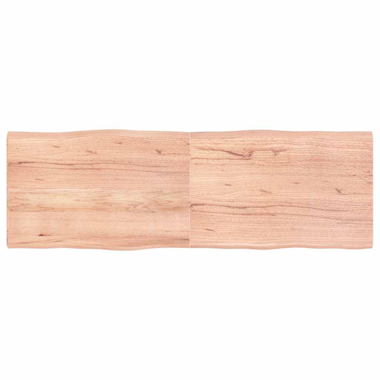 Table Top Light Brown 180x60x(2-4) cm Live Edge Table Top Light Brown 180x60x(2-4) cm Live Edge