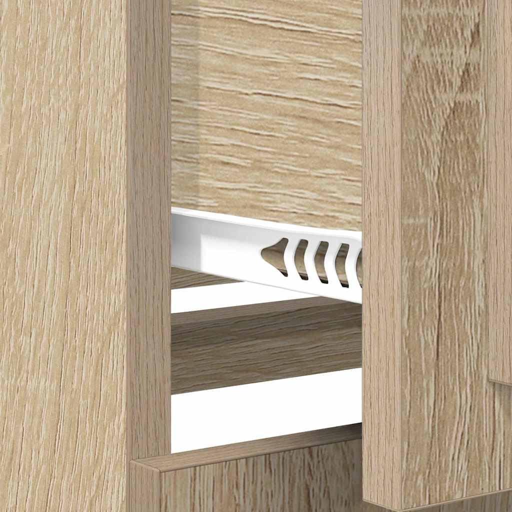 Sideboards 3 pcs Sonoma Oak Engineered Wood
