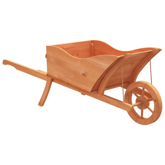 Wheelbarrow Planter 128x45.5x43 cm Solid Wood Fir Wheelbarrow Planter 128x45.5x43 cm Solid Wood Fir