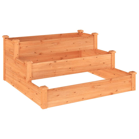 Garden Raised Bed Brown 120x120x56 cm Solid Wood Fir Garden Raised Bed Brown 120x120x56 cm Solid Wood Fir