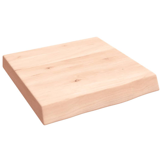 Bathroom Countertop 40x40x(2-6) cm Untreated Solid Wood Bathroom Countertop 40x40x(2-6) cm Untreated Solid Wood