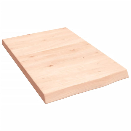 Bathroom Countertop 40x60x(2-4) cm Untreated Solid Wood Bathroom Countertop 40x60x(2-4) cm Untreated Solid Wood