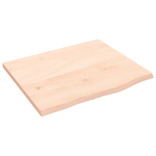 Bathroom Countertop 60x50x2 cm Untreated Solid Wood Bathroom Countertop 60x50x2 cm Untreated Solid Wood