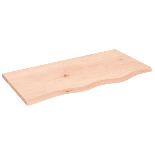 Bathroom Countertop 80x40x2 cm Untreated Solid Wood Bathroom Countertop 80x40x2 cm Untreated Solid Wood