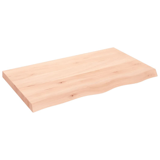 Bathroom Countertop 100x60x(2-6) cm Untreated Solid Wood Bathroom Countertop 100x60x(2-6) cm Untreated Solid Wood