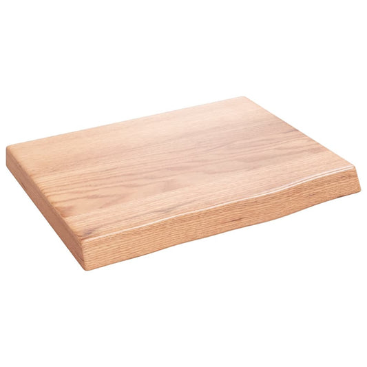 Bathroom Countertop Light Brown 40x30x(2-4) cm Treated Solid Wood Bathroom Countertop Light Brown 40x30x(2-4) cm Treated Solid Wood