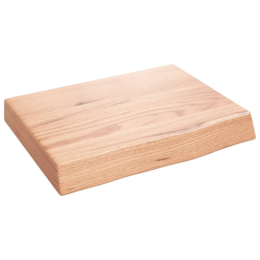 Bathroom Countertop Light Brown 40x30x(2-6) cm Treated Solid Wood Bathroom Countertop Light Brown 40x30x(2-6) cm Treated Solid Wood