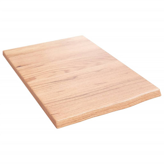 Bathroom Countertop Light Brown 40x60x2 cm Treated Solid Wood Bathroom Countertop Light Brown 40x60x2 cm Treated Solid Wood