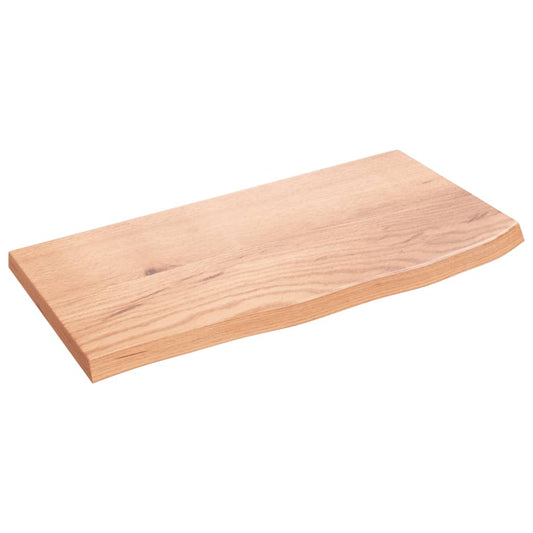 Bathroom Countertop Light Brown 60x30x2 cm Treated Solid Wood Bathroom Countertop Light Brown 60x30x2 cm Treated Solid Wood