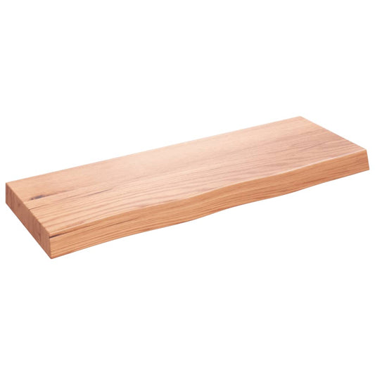 Bathroom Countertop Light Brown 80x30x(2-6) cm Treated Solid Wood Bathroom Countertop Light Brown 80x30x(2-6) cm Treated Solid Wood