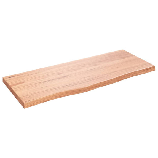 Bathroom Countertop Light Brown 100x40x(2-4)cm Treated Solid Wood Bathroom Countertop Light Brown 100x40x(2-4)cm Treated Solid Wood