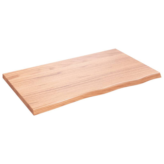 Bathroom Countertop Light Brown 100x60x(2-4)cm Treated Solid Wood Bathroom Countertop Light Brown 100x60x(2-4)cm Treated Solid Wood