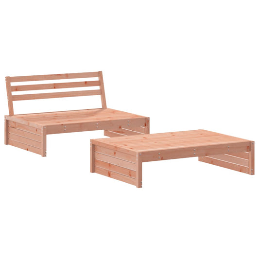 2 Piece Garden Lounge Set Solid Wood Douglas 2 Piece Garden Lounge Set Solid Wood Douglas