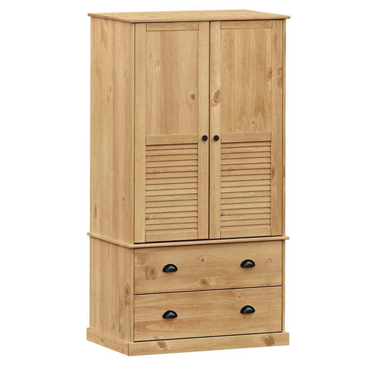 Wardrobe "VIGO" 90x55x170 cm Solid Wood Pine Wardrobe "VIGO" 90x55x170 cm Solid Wood Pine