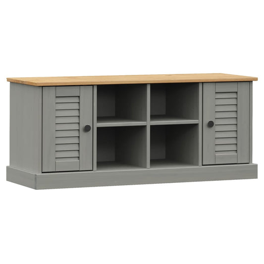Shoe Bench VIGO Grey 106x35x45 cm Solid Wood Pine Shoe Bench VIGO Grey 106x35x45 cm Solid Wood Pine